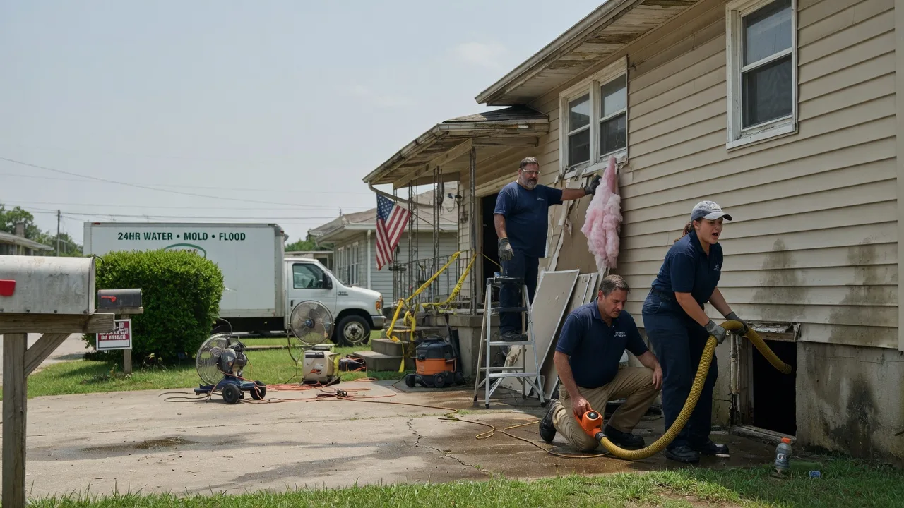 Water Damage Repair in Lumberville, PA near me